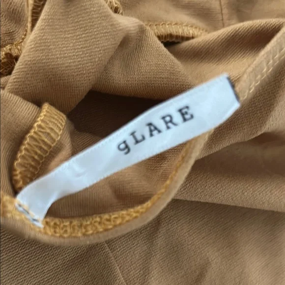 Chic Mustard Midi Dress - Picture 6 of 7